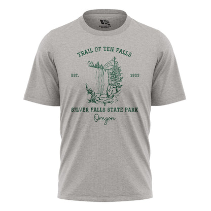 oregon-silver-falls-state-park-tee sport-grey