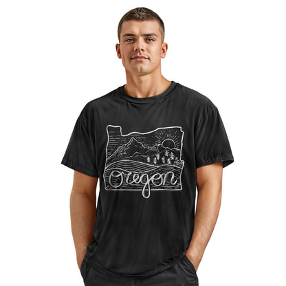 oregon-state-outline-script-tee navy