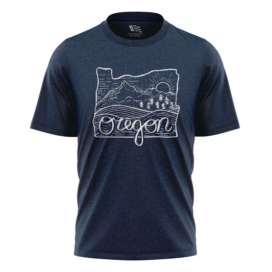 oregon-state-outline-script-tee navy