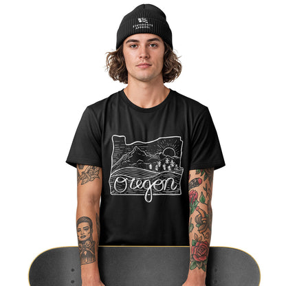 oregon-state-outline-script-tee white