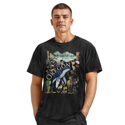 oregon-watercolor-wildlife-tee navy