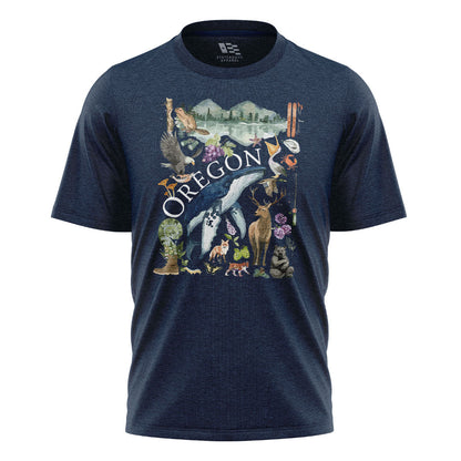 oregon-watercolor-wildlife-tee navy