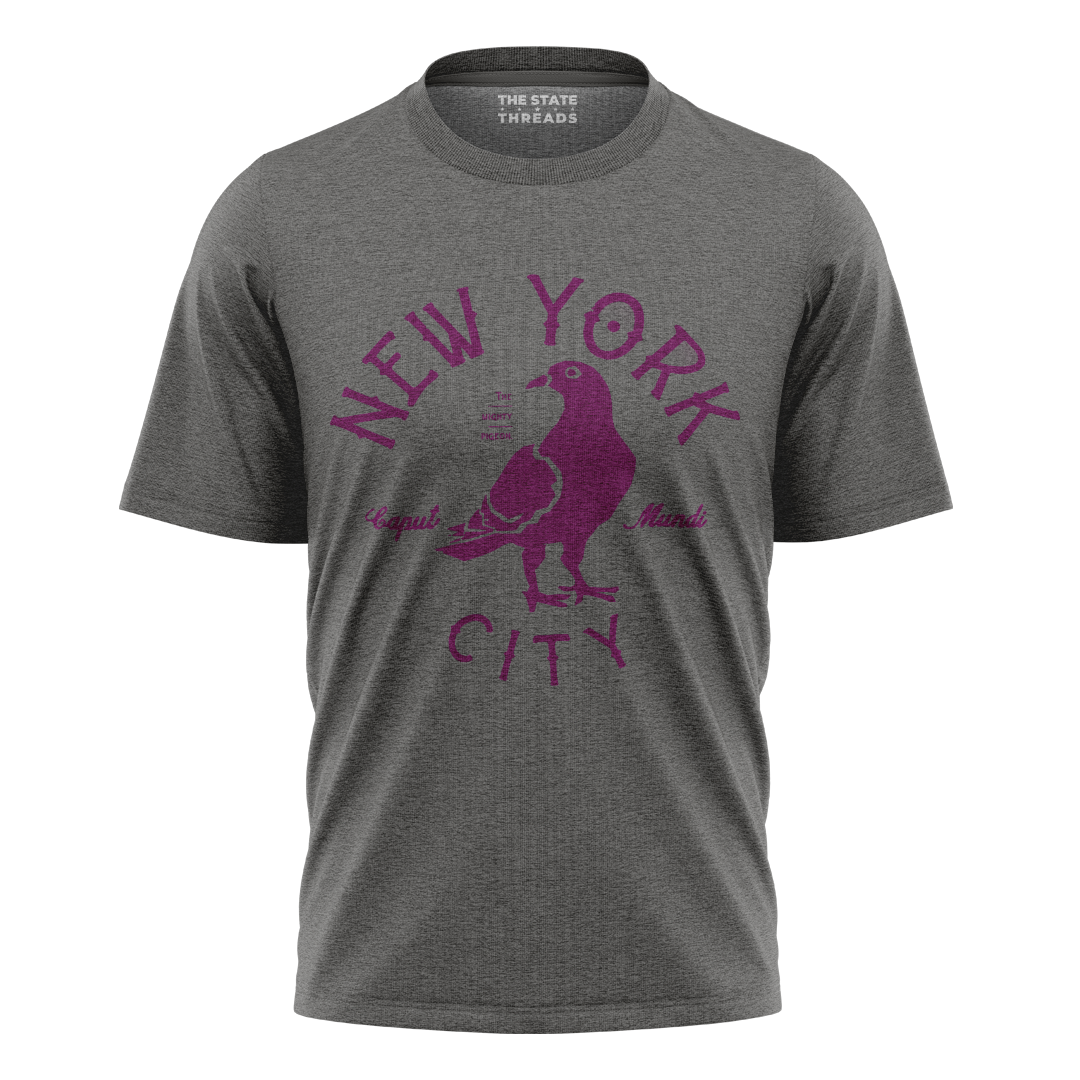 NYC Pigeon T-Shirt | Retro New York City Funny Bird Tee