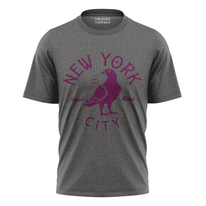 NYC Pigeon T-Shirt | Retro New York City Funny Bird Tee