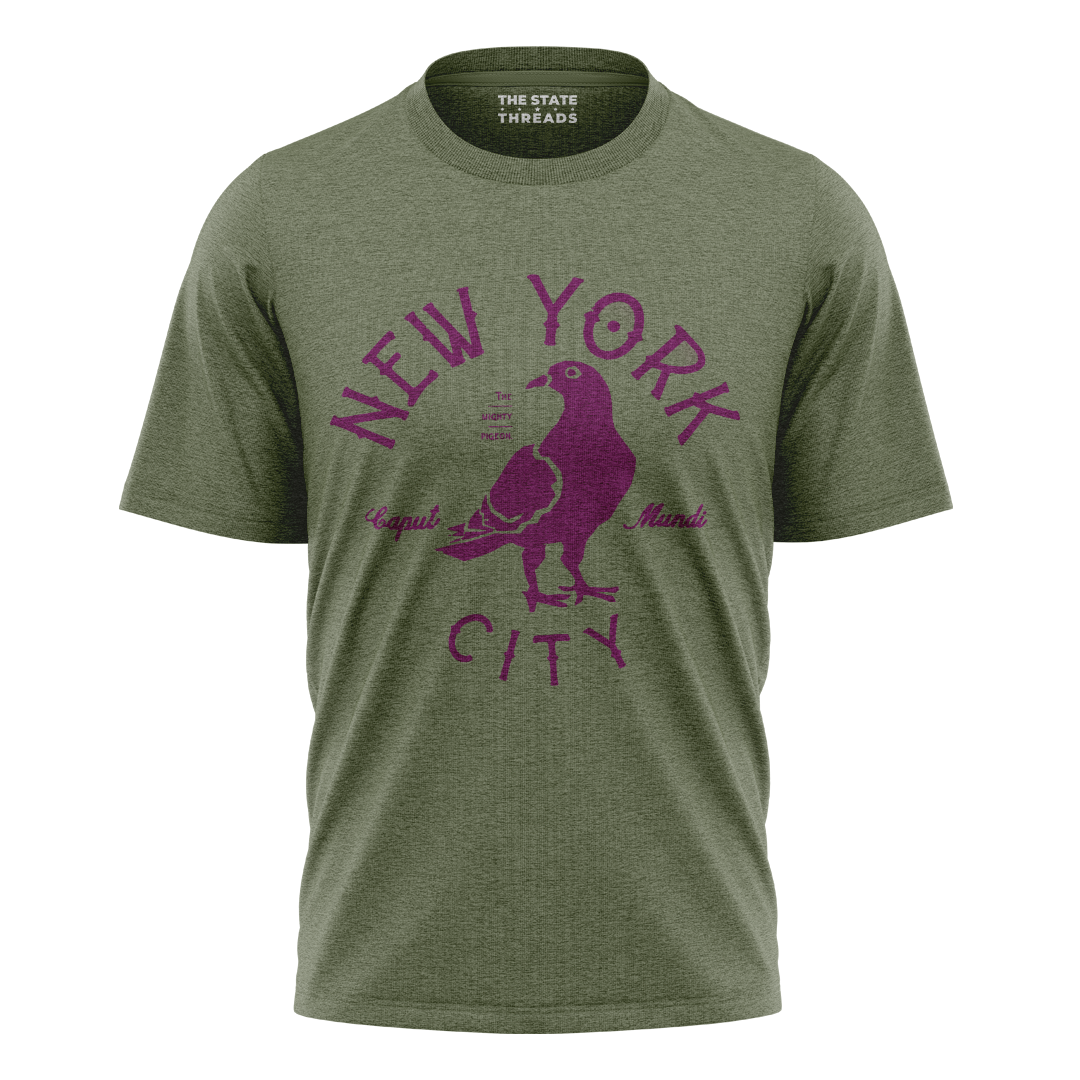NYC Pigeon T-Shirt | Retro New York City Funny Bird Tee