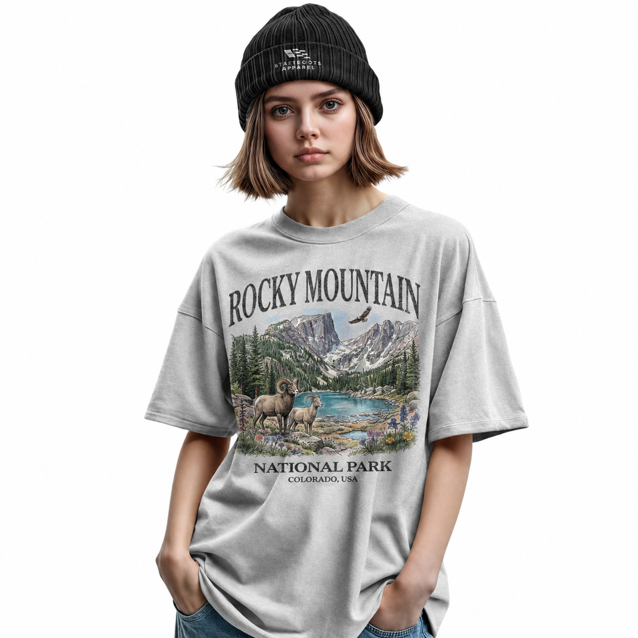 Rocky Mountain National Park T-Shirt | Vintage 90s Camping Souvenir Tee