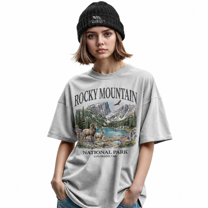 Rocky Mountain National Park T-Shirt | Vintage 90s Camping Souvenir Tee