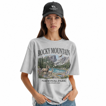 Rocky Mountain National Park T-Shirt | Vintage 90s Camping Souvenir Tee