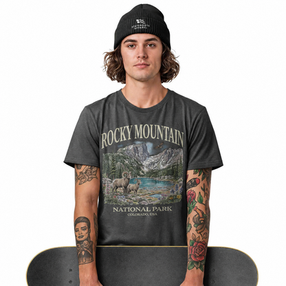 Rocky Mountain National Park T-Shirt | Vintage 90s Camping Souvenir Tee