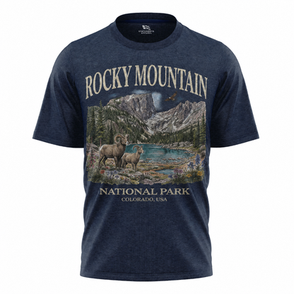 Rocky Mountain National Park T-Shirt | Vintage 90s Camping Souvenir Tee