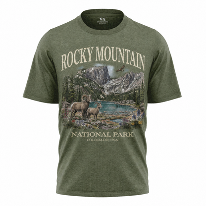 Rocky Mountain National Park T-Shirt | Vintage 90s Camping Souvenir Tee