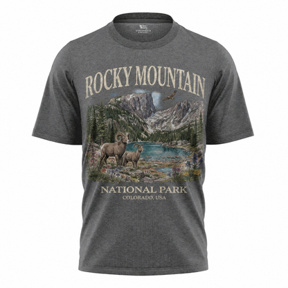 Rocky Mountain National Park T-Shirt | Vintage 90s Camping Souvenir Tee