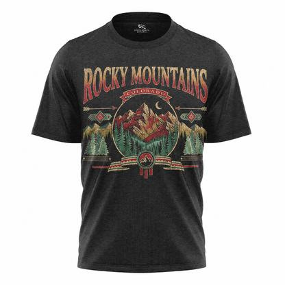 Rocky Mountains T-Shirt | Colorado Outdoor Nature Lover Unisex Tee