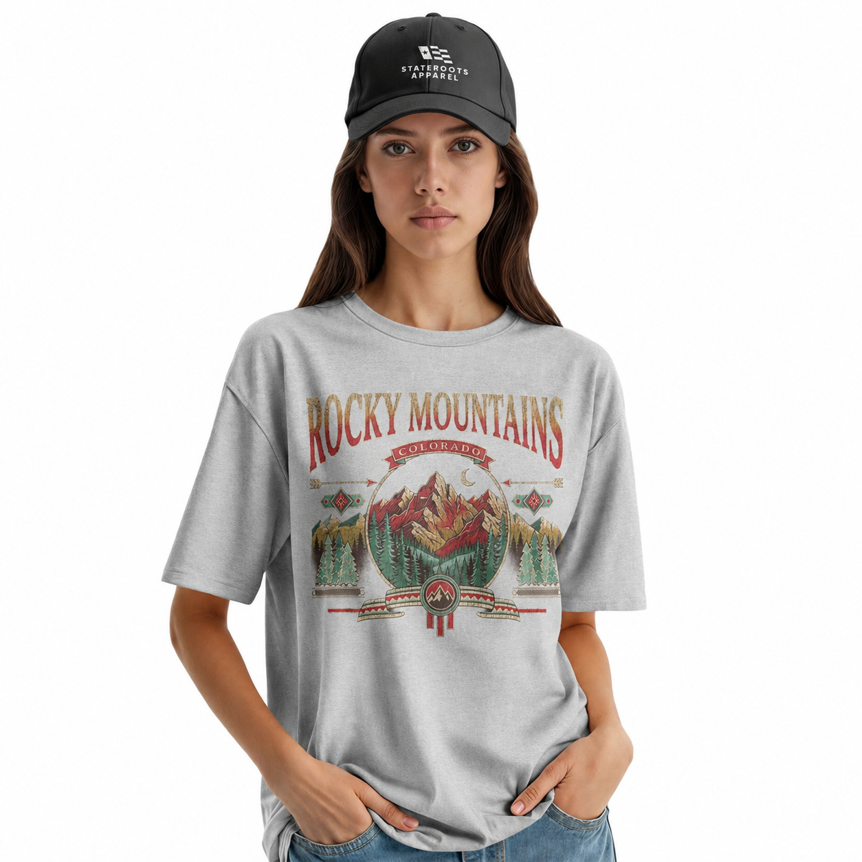 Rocky Mountains T-Shirt | Colorado Outdoor Nature Lover Unisex Tee