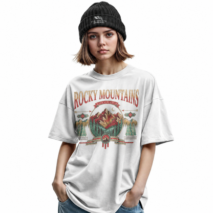 Rocky Mountains T-Shirt | Colorado Outdoor Nature Lover Unisex Tee