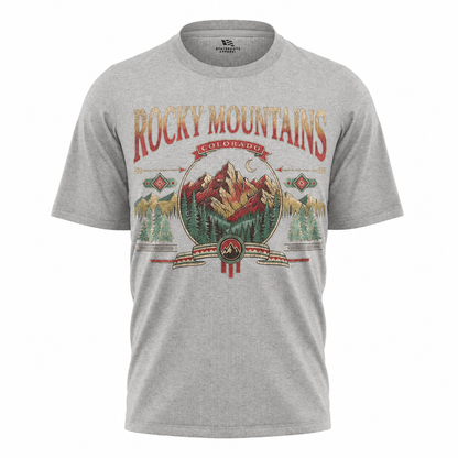 Rocky Mountains T-Shirt | Colorado Outdoor Nature Lover Unisex Tee