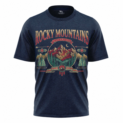 Rocky Mountains T-Shirt | Colorado Outdoor Nature Lover Unisex Tee