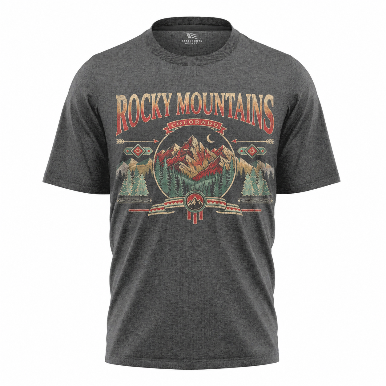 Rocky Mountains T-Shirt | Colorado Outdoor Nature Lover Unisex Tee