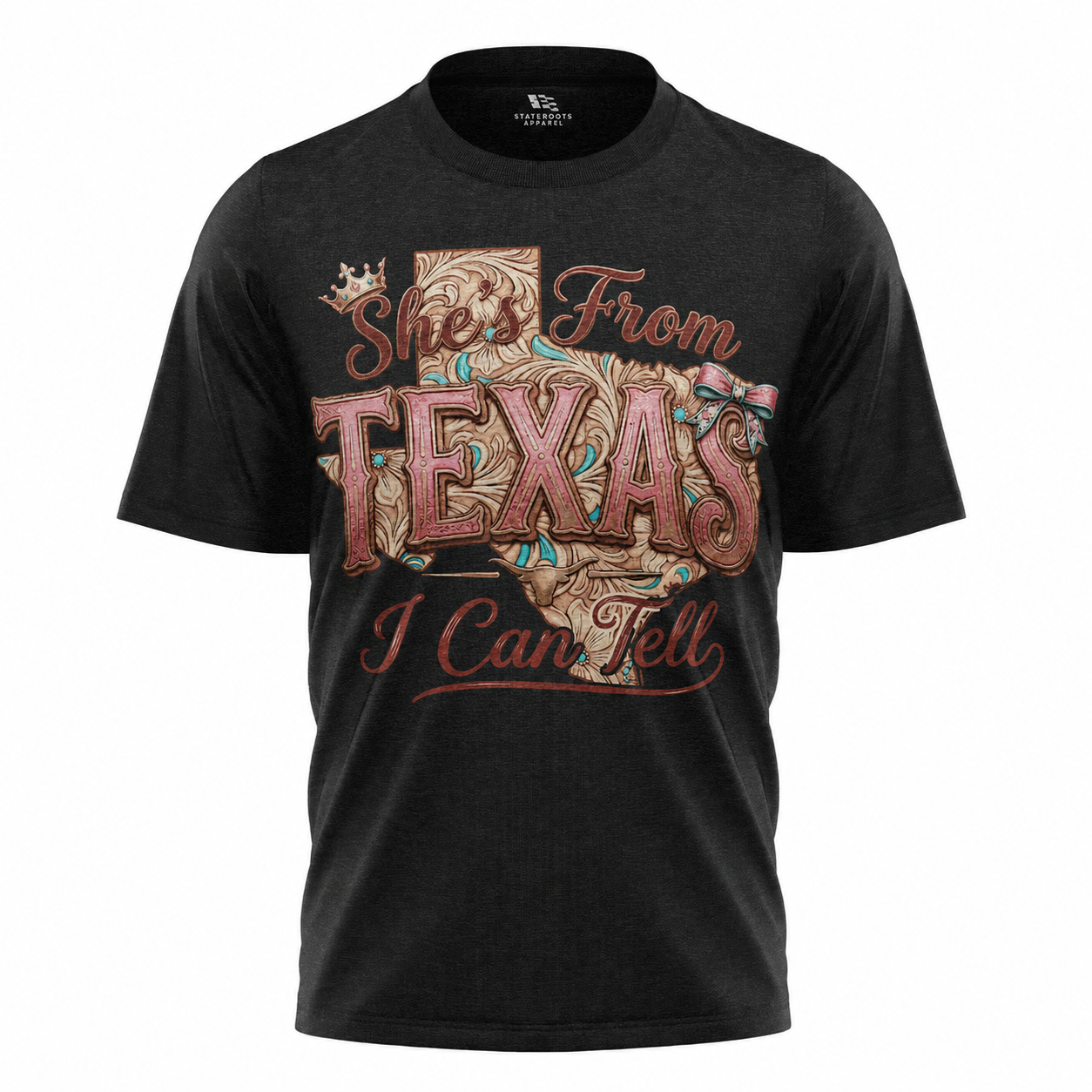 She's From Texas I Can Tell T-Shirt | Country Cowgirl Western Tee
