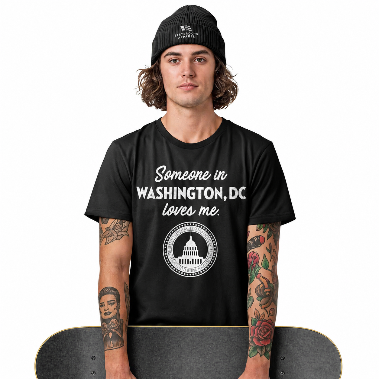 Someone in Washington DC Loves Me T-Shirt | Sentimental Capital Gift Tee
