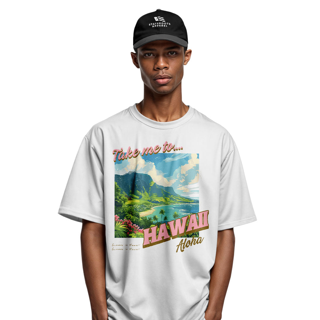 Take Me to Hawaii Aloha Summer Tee - Sport Grey view