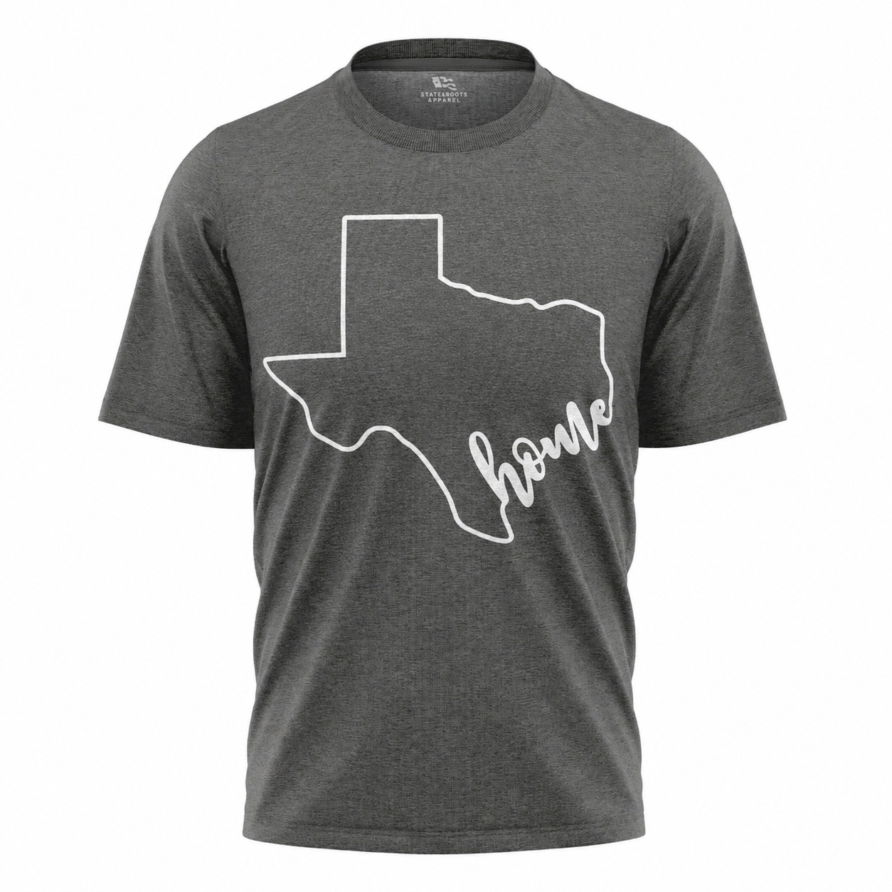 Texas Home T-Shirt | Minimalist State Outline Home Sweet Home Tee