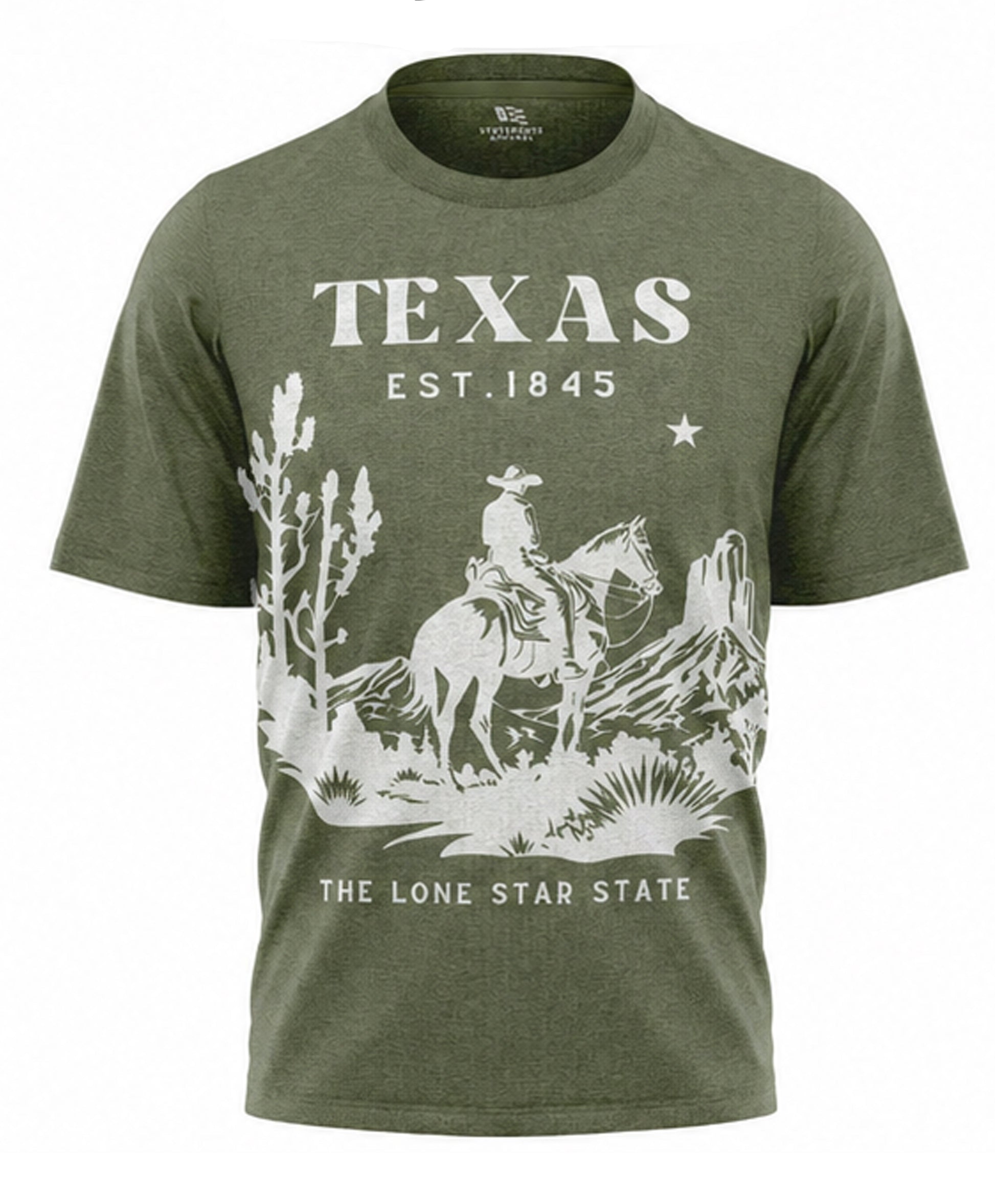Texas Lone Star State T-Shirt | Vintage Cowboy Est 1845 Western Souvenir Tee