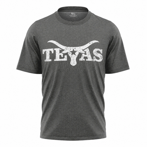Texas Longhorn T-Shirt | Vintage Distressed Lone Star State Western Tee
