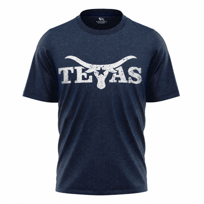 Texas Longhorn T-Shirt | Vintage Distressed Lone Star State Western Tee