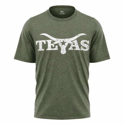 Texas Longhorn T-Shirt | Vintage Distressed Lone Star State Western Tee