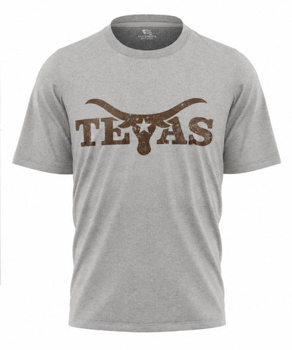 Texas Longhorn T-Shirt | Vintage Distressed Lone Star State Western Tee