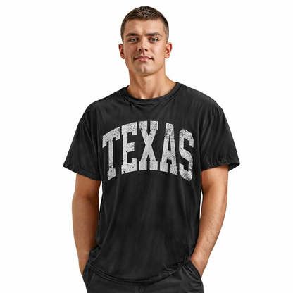 Texas T-Shirt | Vintage Varsity Arched Lone Star State Tee