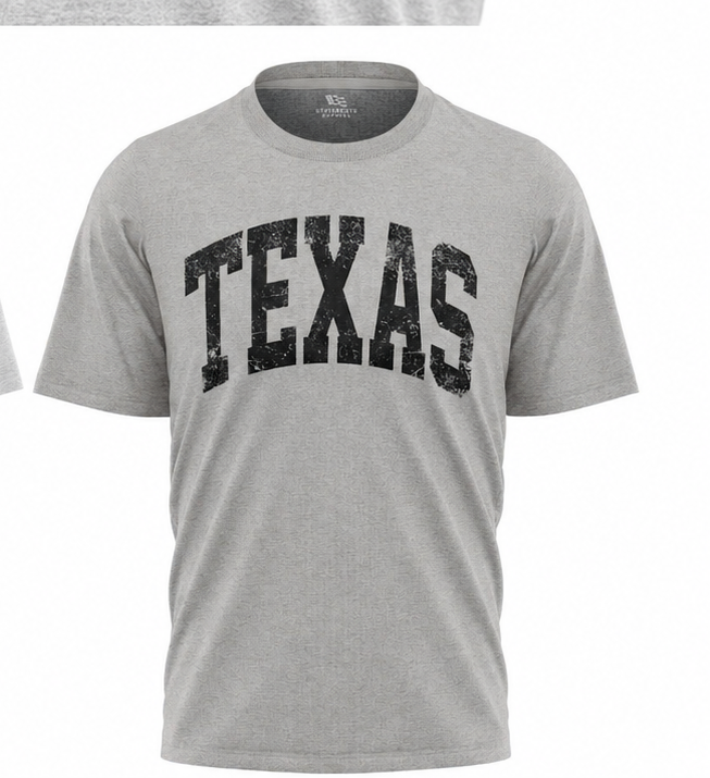 Texas T-Shirt | Vintage Varsity Arched Lone Star State Tee