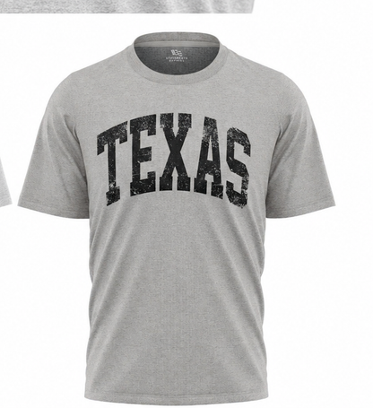 Texas T-Shirt | Vintage Varsity Arched Lone Star State Tee
