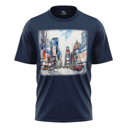 Times Square NYC Skyline T-Shirt | New York Graphic Souvenir Tee