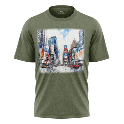 Times Square NYC Skyline T-Shirt | New York Graphic Souvenir Tee