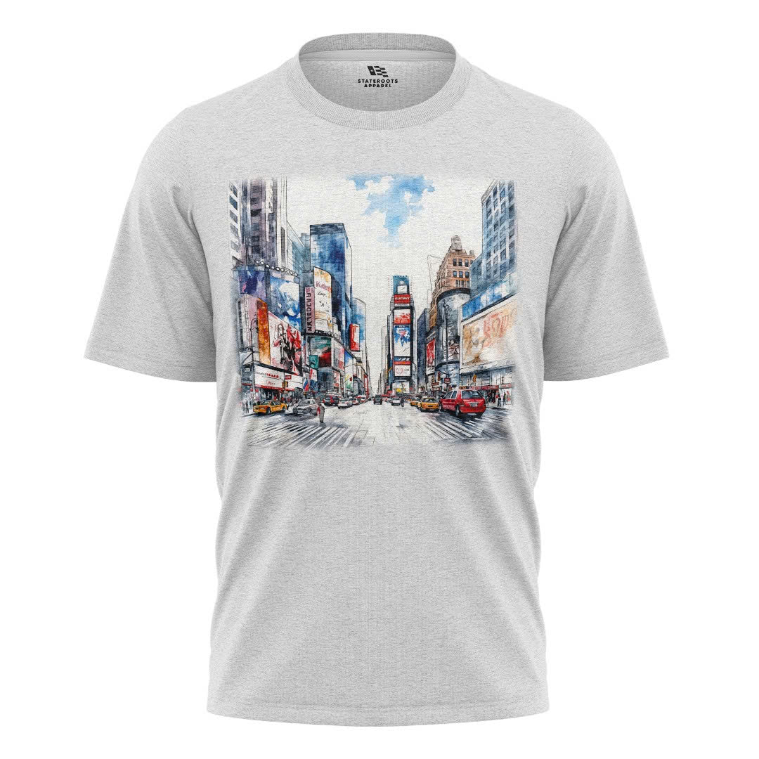 Times Square NYC Skyline T-Shirt | New York Graphic Souvenir Tee