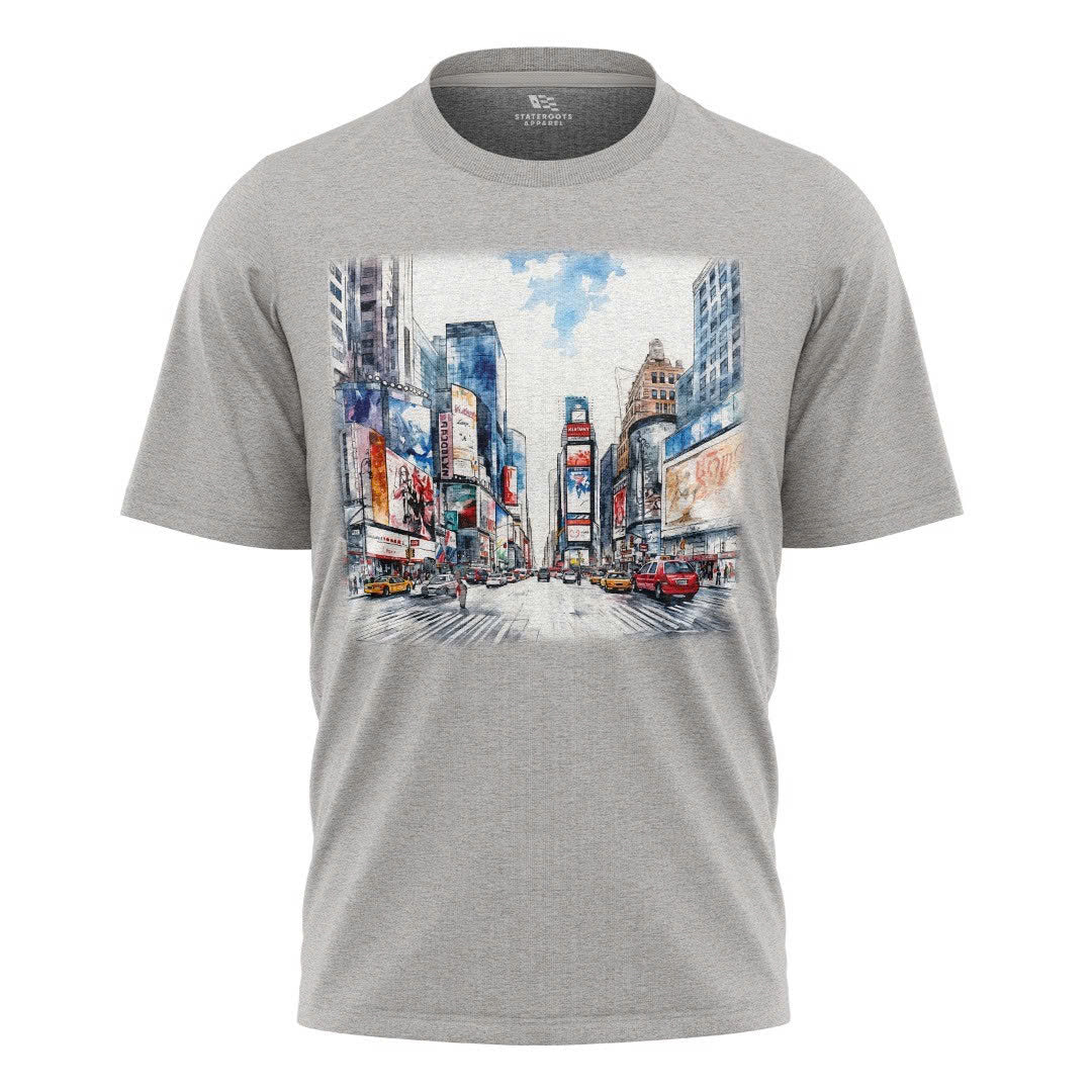 Times Square NYC Skyline T-Shirt | New York Graphic Souvenir Tee