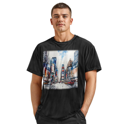 Times Square NYC Skyline T-Shirt | New York Graphic Souvenir Tee