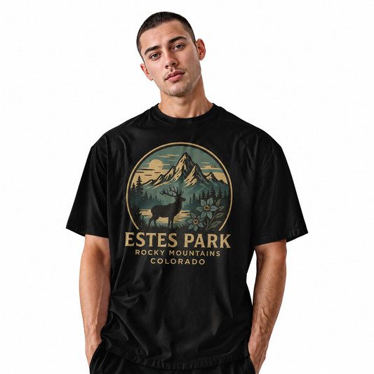 Vintage Estes Park Colorado T-Shirt | Rocky Mountain Gateway Souvenir Tee