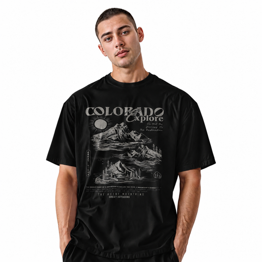 Vintage Style Colorado T-Shirt | Centennial State Pride Souvenir Tee