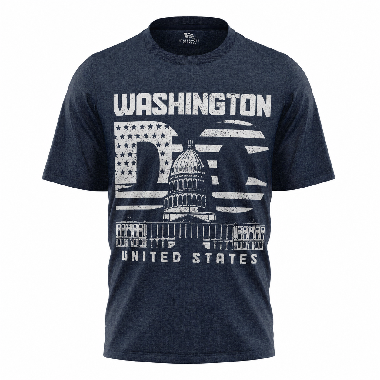 Washington DC American Flag T-Shirt | United States Patriotic Capital Tee