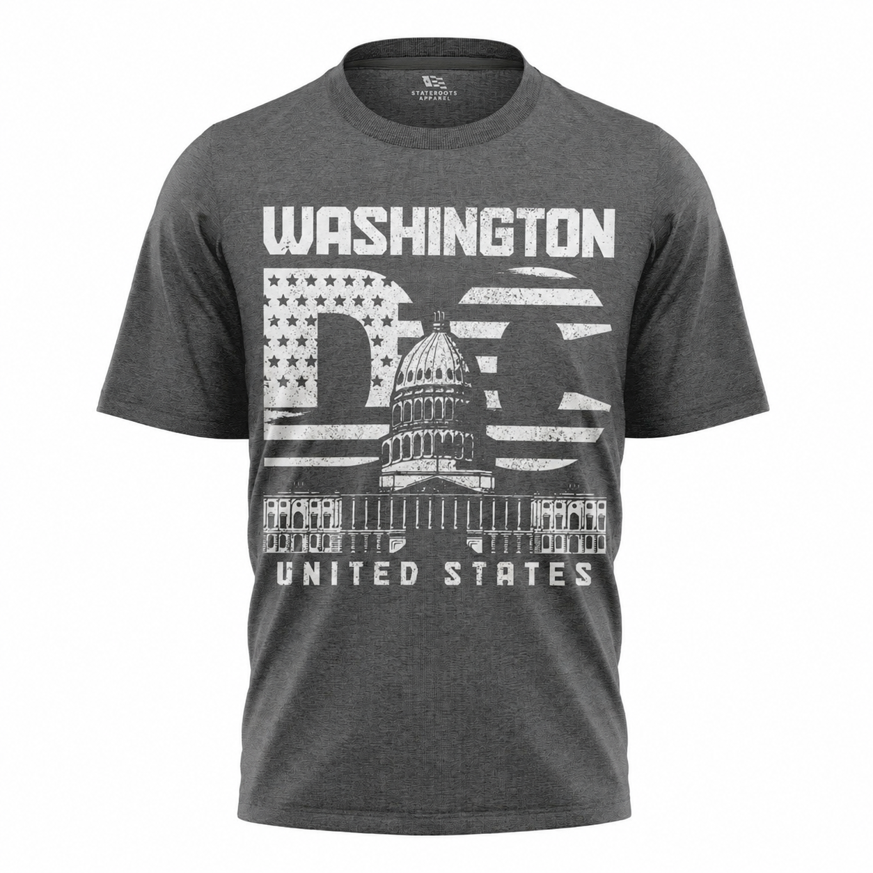Washington DC American Flag T-Shirt | United States Patriotic Capital Tee