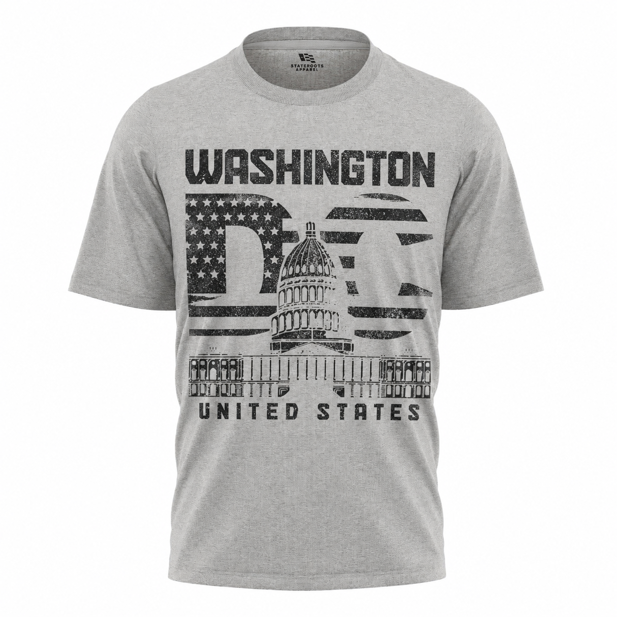 Washington DC American Flag T-Shirt | United States Patriotic Capital Tee