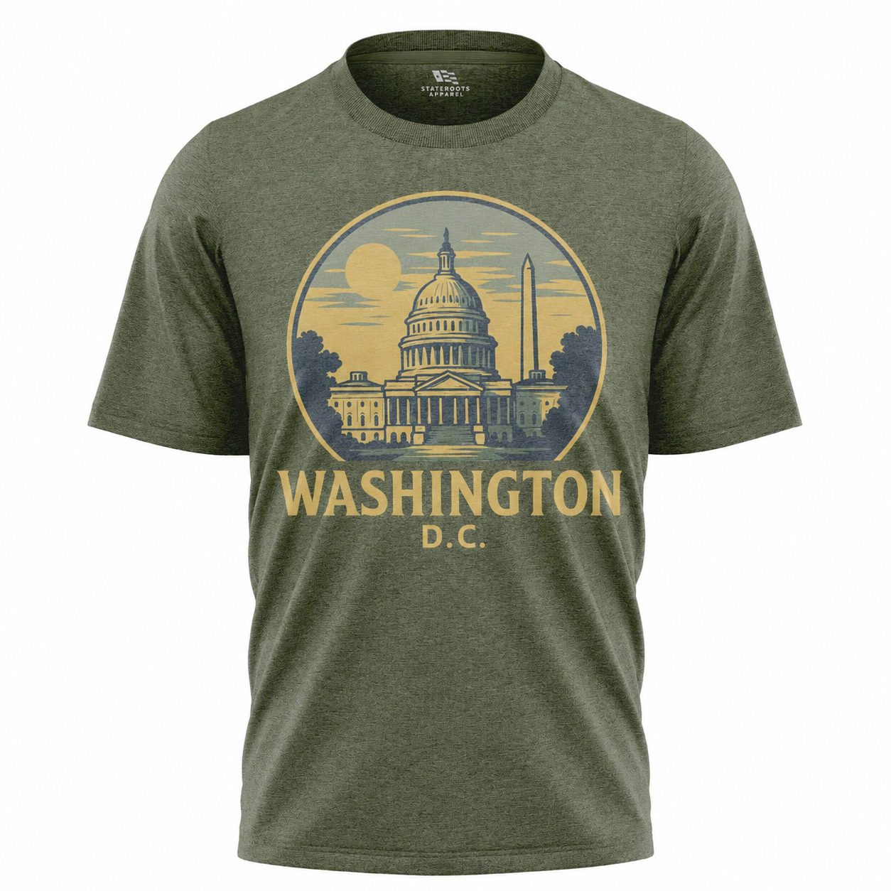 Washington DC Capitol T-Shirt | Vintage Postcard Souvenir Tee