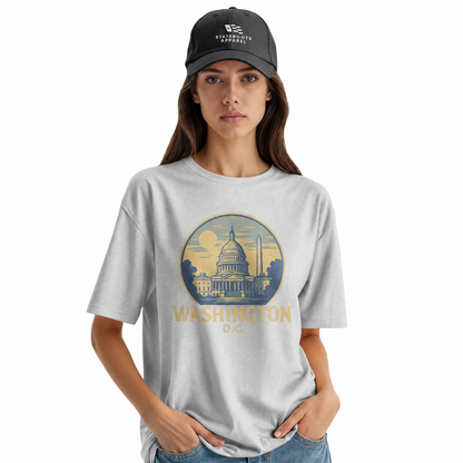 Washington DC Capitol T-Shirt | Vintage Postcard Souvenir Tee