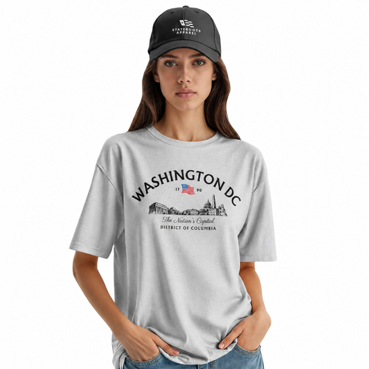 Washington DC Nation's Capital T-Shirt | District of Columbia Vintage Tee