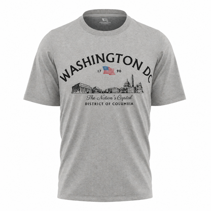 Washington DC Nation's Capital T-Shirt | District of Columbia Vintage Tee