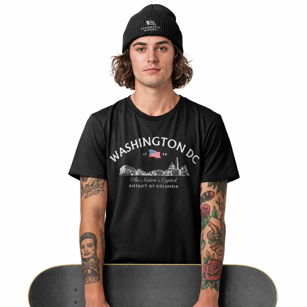 Washington DC Nation's Capital T-Shirt | District of Columbia Vintage Tee