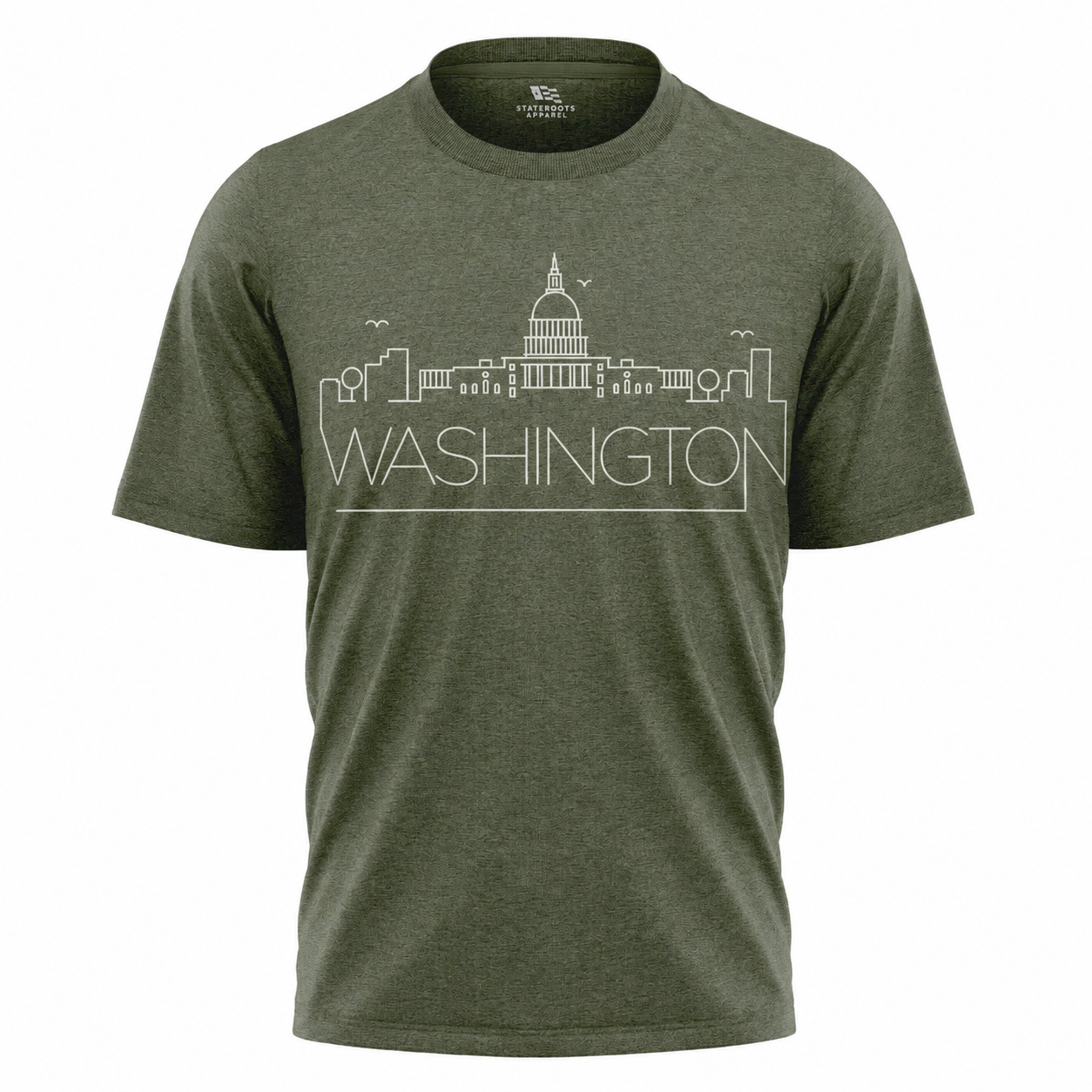 Washington DC Skyline T-Shirt | Minimalist Line Art Capital Tee
